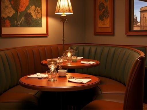 Cozy corner inside Trattoria del Sole