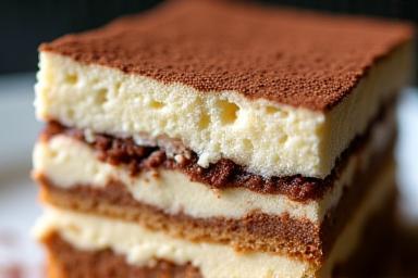 Homemade Tiramisu dessert