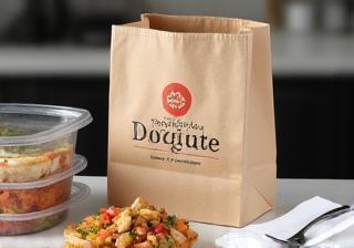 Trattoria del Sole takeaway bag with food